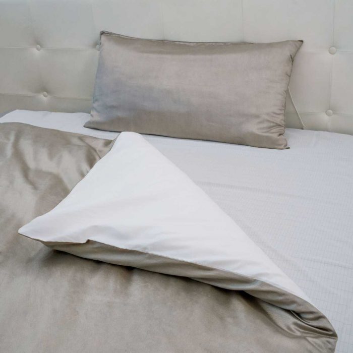 Erdungsprodukte® EMF Bettdeckenbezug 155x220 cm – Bild 4