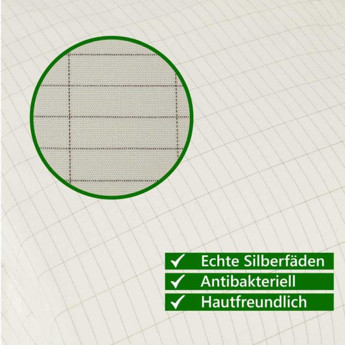 Erdungsprodukte® Erdungslaken 180x200 cm – Bild 2