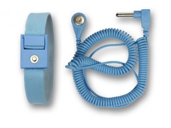 Erdungsband 30cm mit Spiralkabel