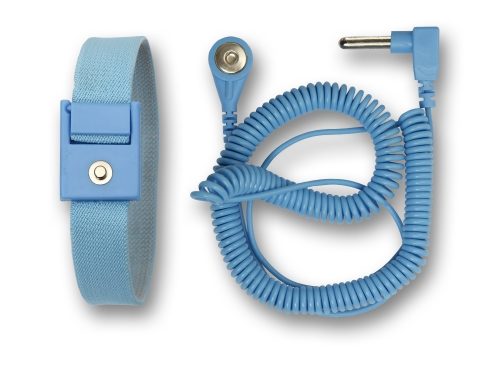 Erdungsband 30cm mit Spiralkabel