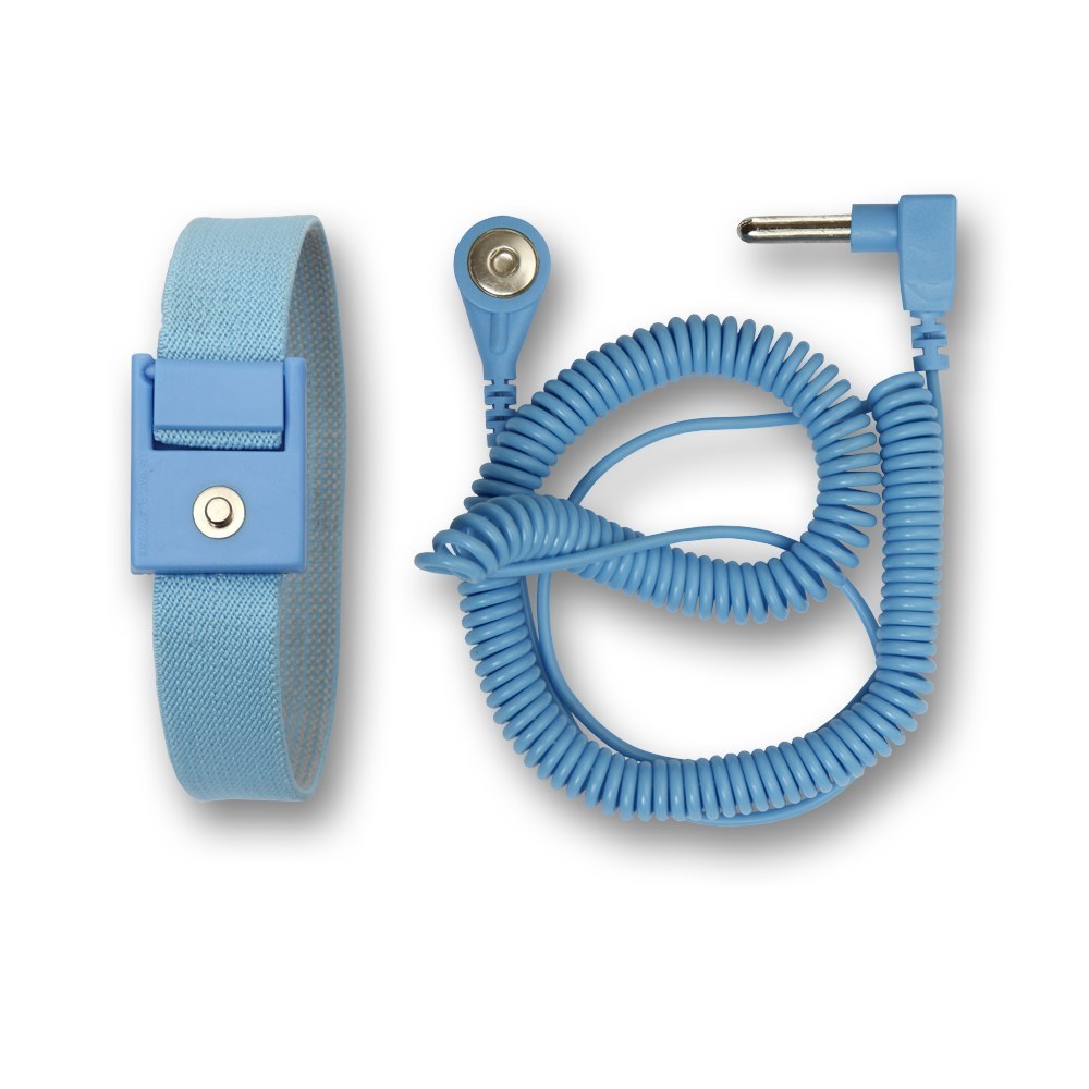 Erdungsband 30cm mit Spiralkabel